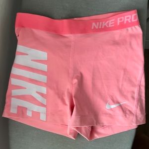 Nike Pro Pink Shorts